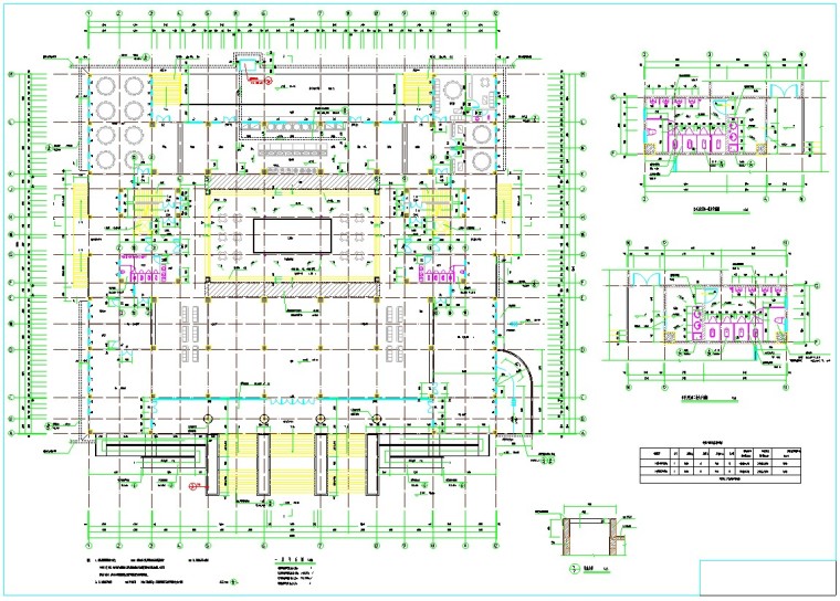 公司办公楼设计（含建筑图，结构图）-4、平面图