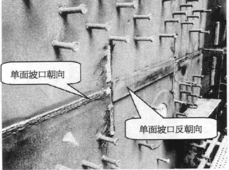 深圳平安金融中心钢结构巨柱及钢板墙安装-图11 分段异侧开设坡口