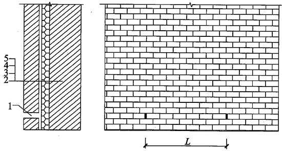 图4.1.5 墙体排湿孔示意图