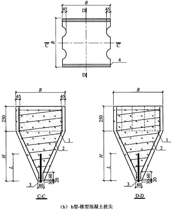 图F．0．1.2 锥型混凝土桩尖平面.jpg