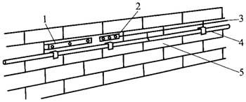 图7．4．2-1 吊线在墙壁水平敷设安装示意图.jpg