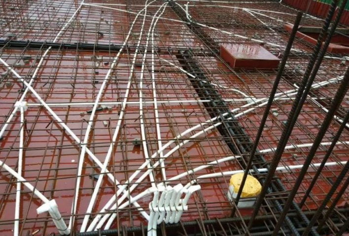 水电预埋中管线的布置情况