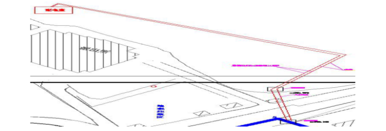 多层框架结构车站施工组织设计（2019）-04 外线布置示意图