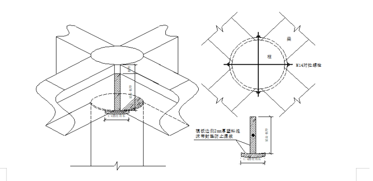 多层框架结构商业综合体施工组织设计-09 塑料泡沫带封垫