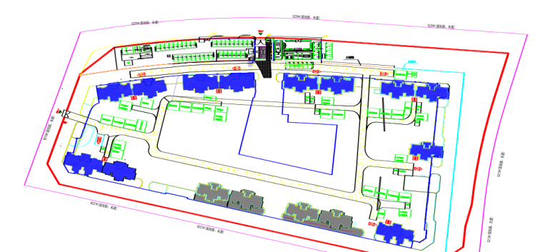 33层剪力墙结构商业住宅楼施工组织设计-04 装修施工阶段平面布置图