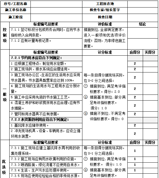 广西建筑业绿色施工示范工程过程检查用表_4