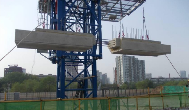 装配式构件安装施工工法工作总结-构件吊装