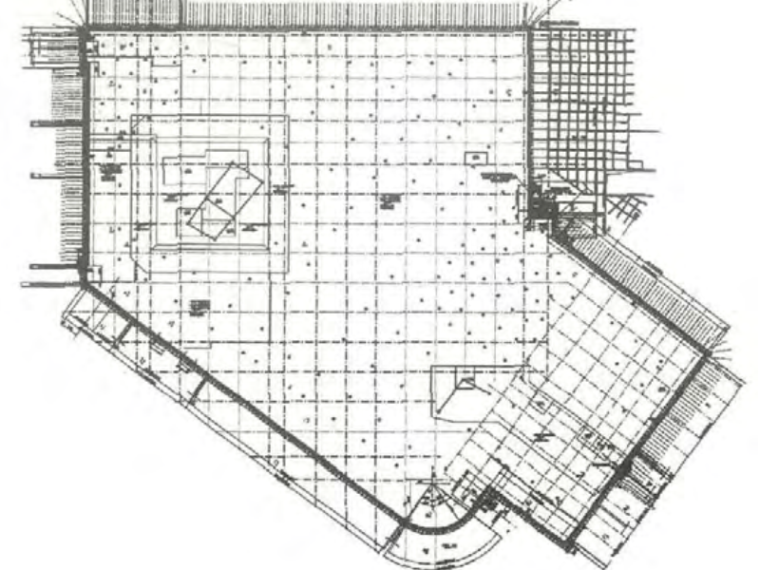 大型超深基坑支撑及土方开挖施工技术-图 1 基坑围护平面示意