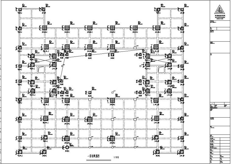 公司办公楼设计（含建筑图，结构图等）-5、柱配筋图