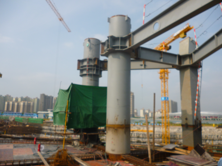 超高层钢框架-核心筒结构塔楼绿色施工方案-光污染