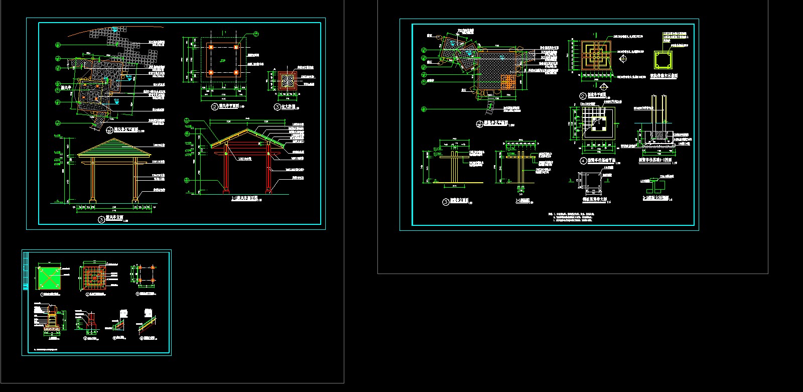 某小区景观设计施工图全套