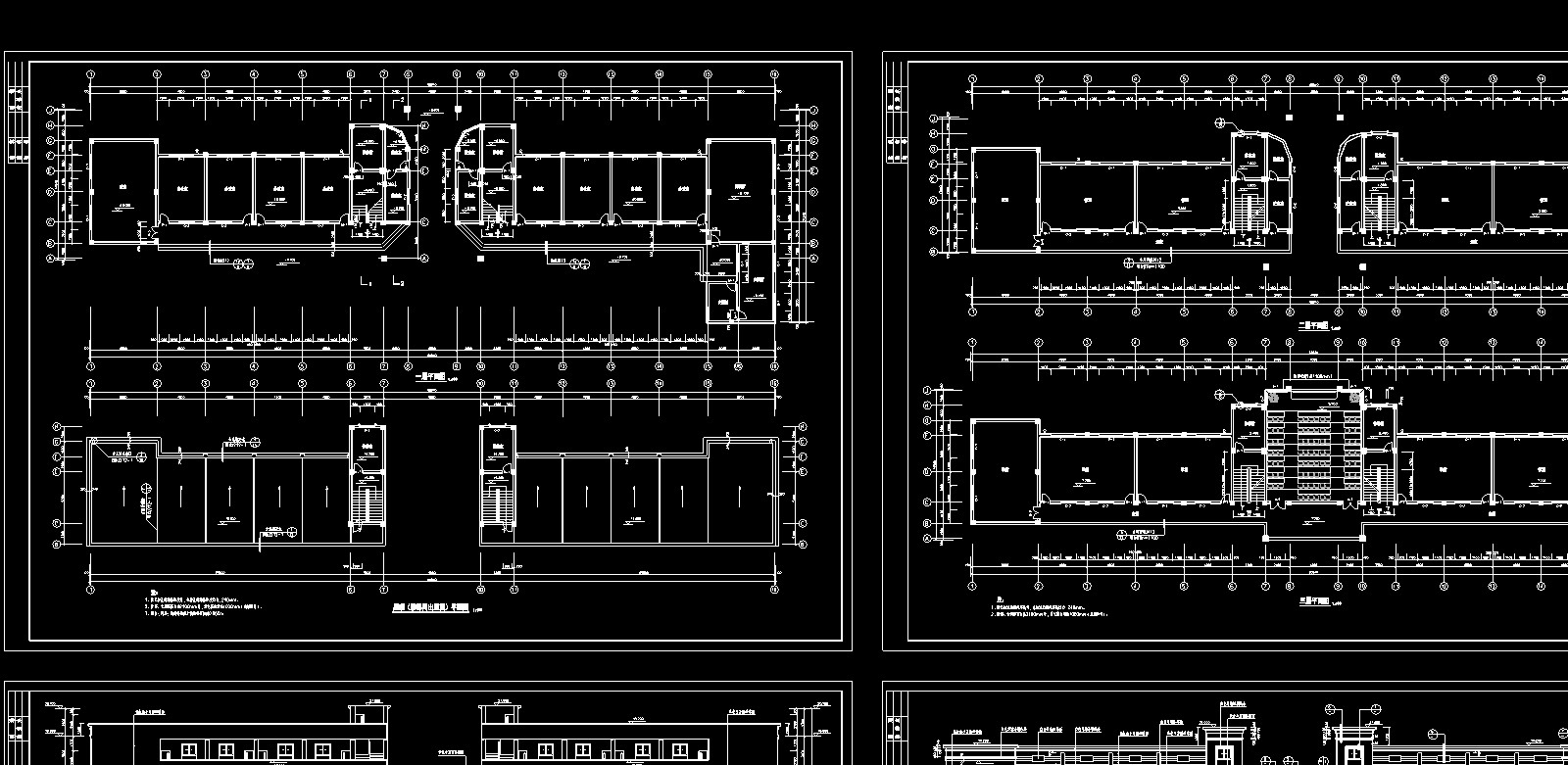 【5层】3294.6平米五层框架综合教学楼工程量计算及施工组织（含建筑结构图、平面图、进度图、网络图）