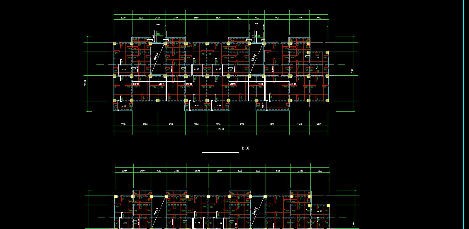 【5层】住宅楼全套设计（2000~3000平，含计算书，建筑图，结构图）