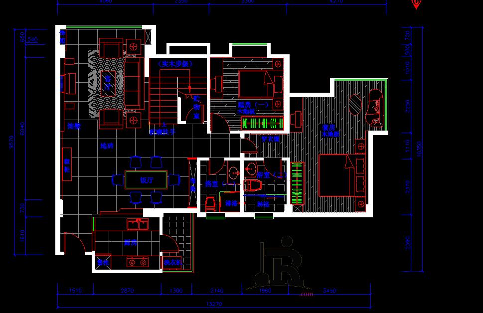 某三层别墅工程装修设计图
