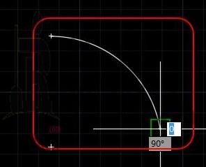 CAD中如何绘制旋转箭头？
