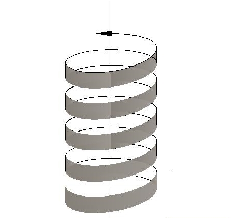 CAD中如何绘制螺旋上升图？