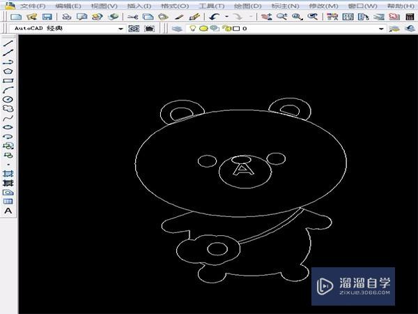 CAD中如何插入图片并描出图形轮廓？