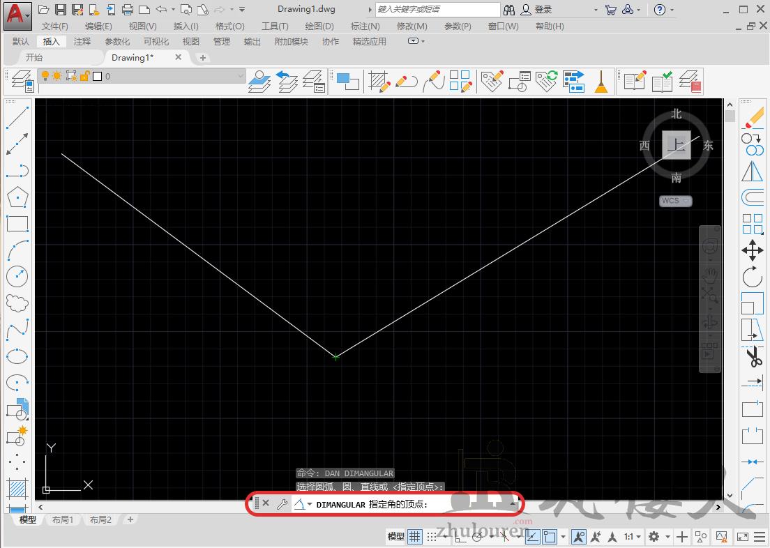 CAD如何创建大于180度的角度标注？